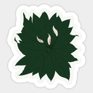 peace lily Sticker